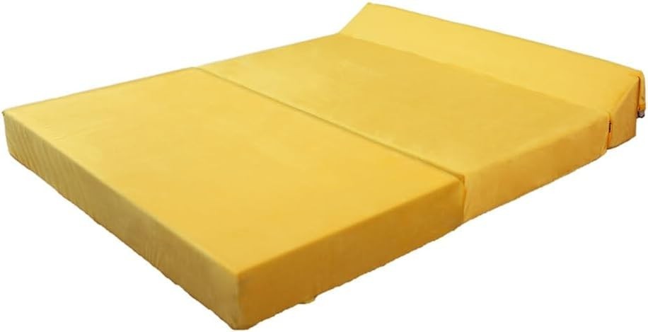 Premium Velvet Fold-Out Sofa Bed | Double Z Bed Mattress | Soft Plush Comfort