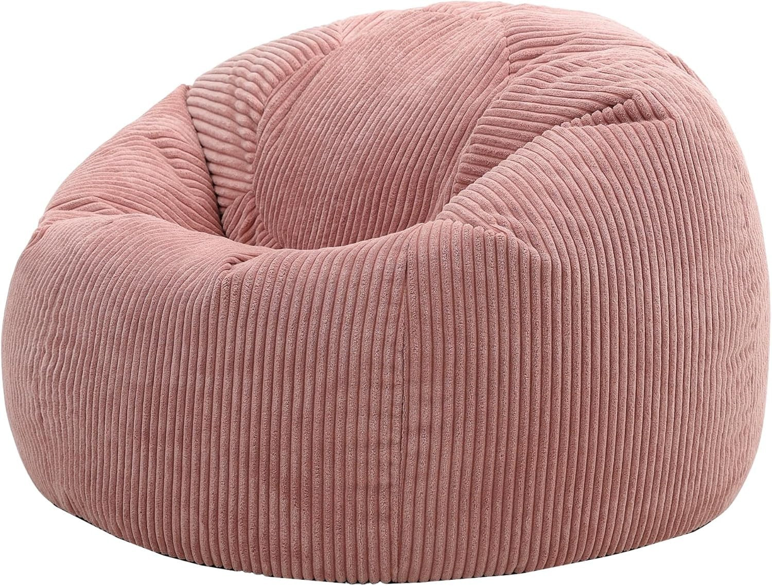 Large Cord Bean Bag Chair for Adults – Soft, Comfy, Durable – Perfect for Living