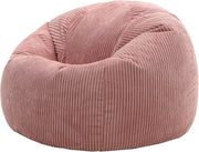Large Cord Bean Bag Chair for Adults – Soft, Comfy, Durable – Perfect for Living