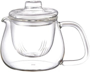 500ml Glass Teapot with Strainer Heat Resistant Tea Maker Compact