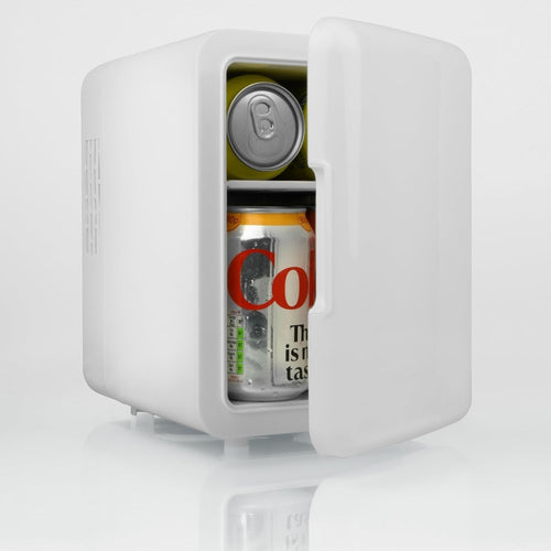 4L SLx Mini Fridge Portable AC/DC Cooler Quiet Eco-Friendly White