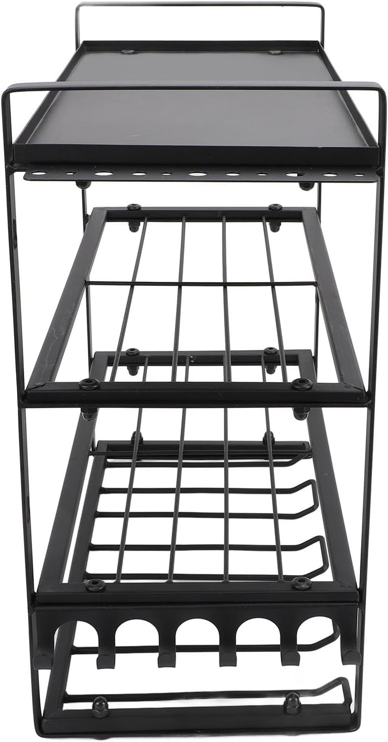 4 Layer Power Tool Organizer Wall Mount Drill Holder Garage Rack