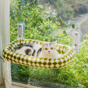 Plush Cat Window Hammock Foldable Perch Bed Large Sturdy 18kg
