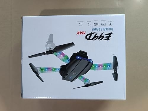 OBEST Foldable Drone with 1080P Dual Camera & LED Lights – WiFi RC Quadcopter
