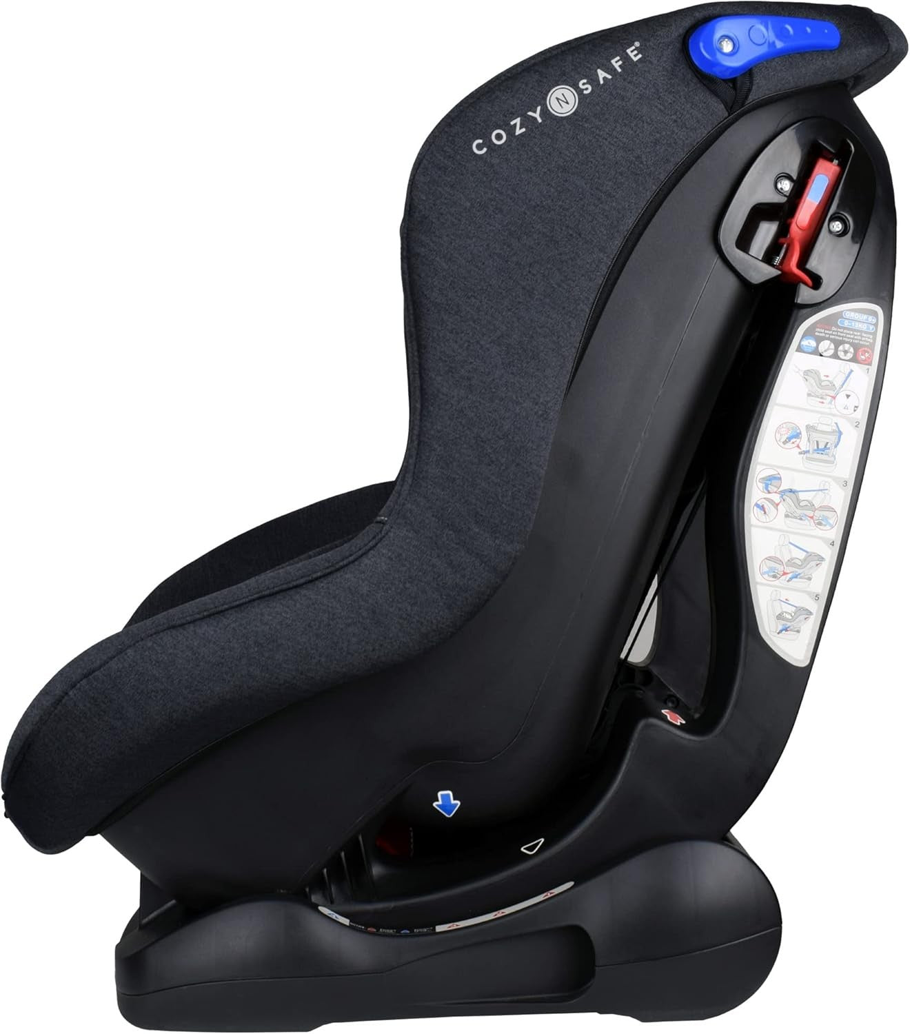 Child Car Seat 0–18kg Rear & Forward Facing 5 Point Harness Birth–4Y