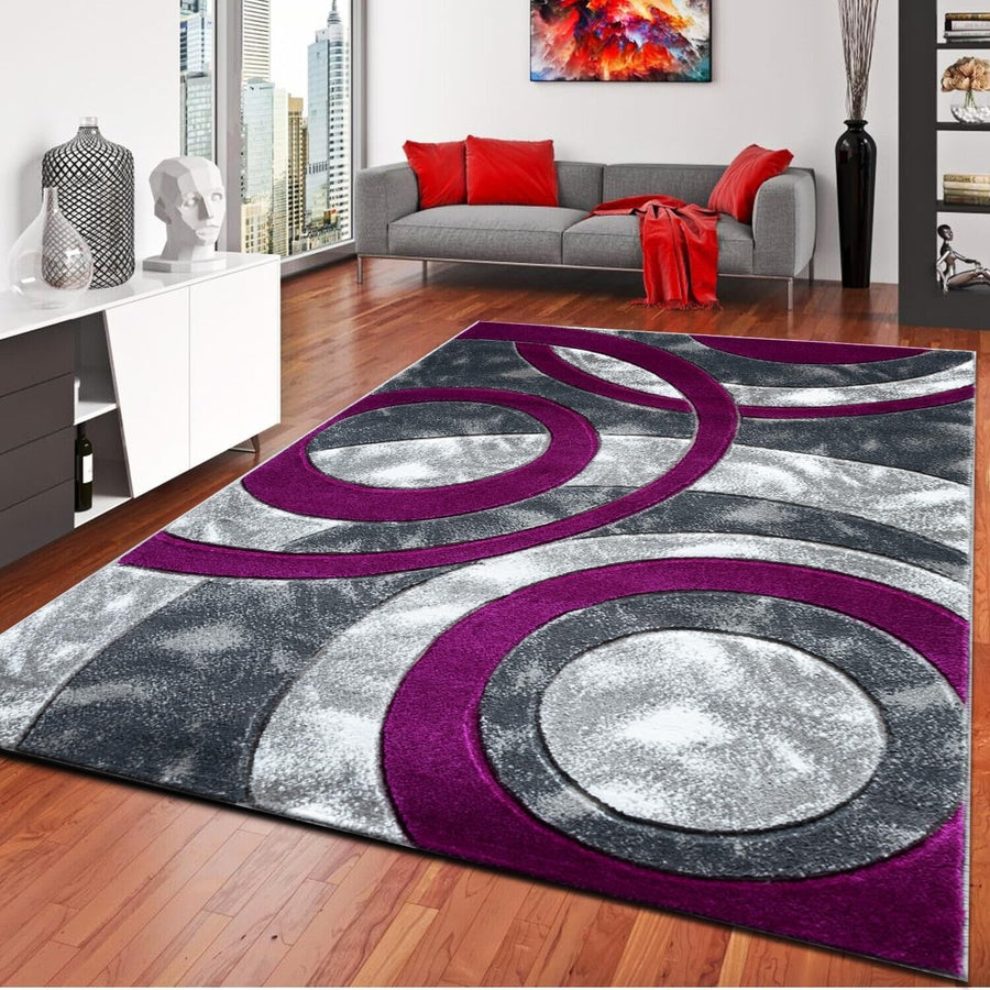 Large Shaggy Area Rug 160x230cm Soft Non Slip Carpet Living Room Bedroom
