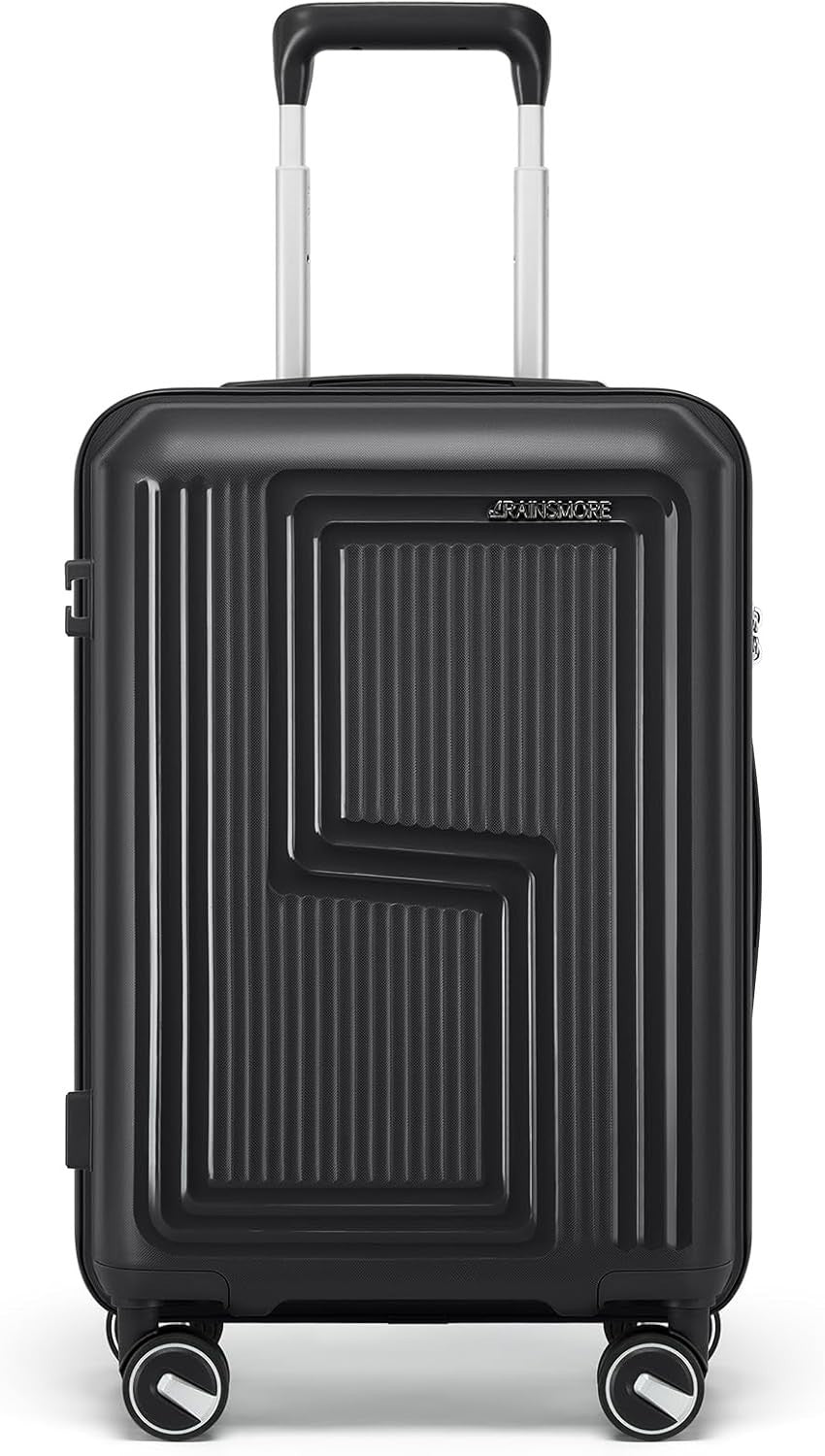 20” Cabin Hard Shell Suitcase PP Lightweight Spinner Wheels TSA Lock Carry On