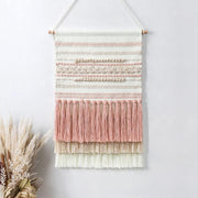 Boho Macrame Wall Hanging 16.5"x22" Geometric Tapestry Decor