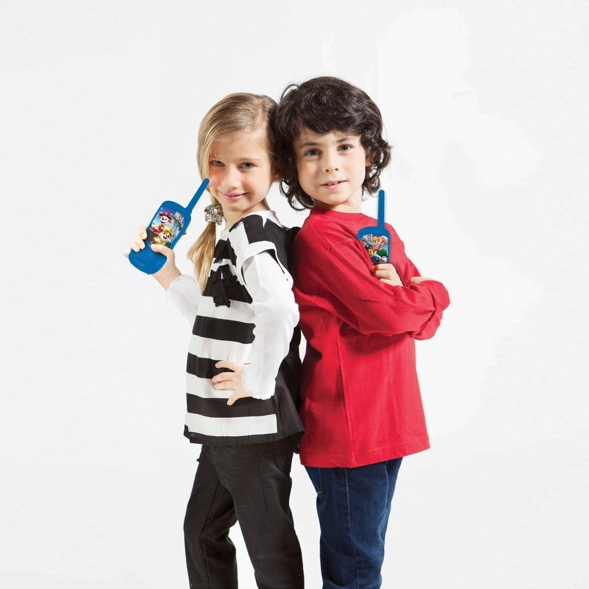 Kids Paw Patrol Walkie Talkies Belt Clip Outdoor Communication Toy