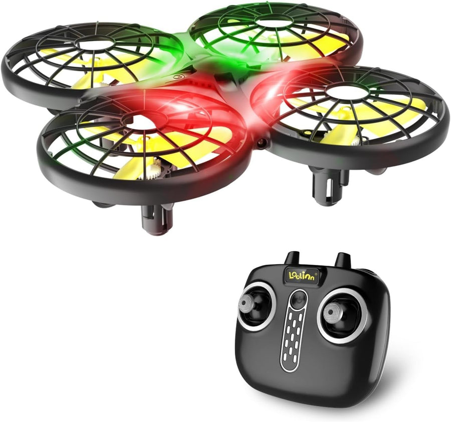 Mini Drone for Kids Gift Safe Hand Control RC Toy Auto Collision 360 Flip 20min