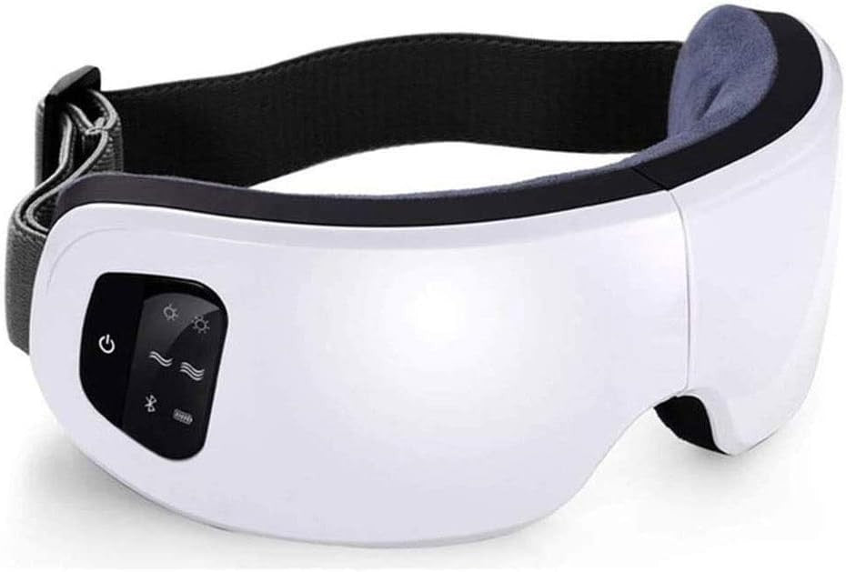 Wireless Heated Eye Mask Massager Air Pressure Bluetooth Music