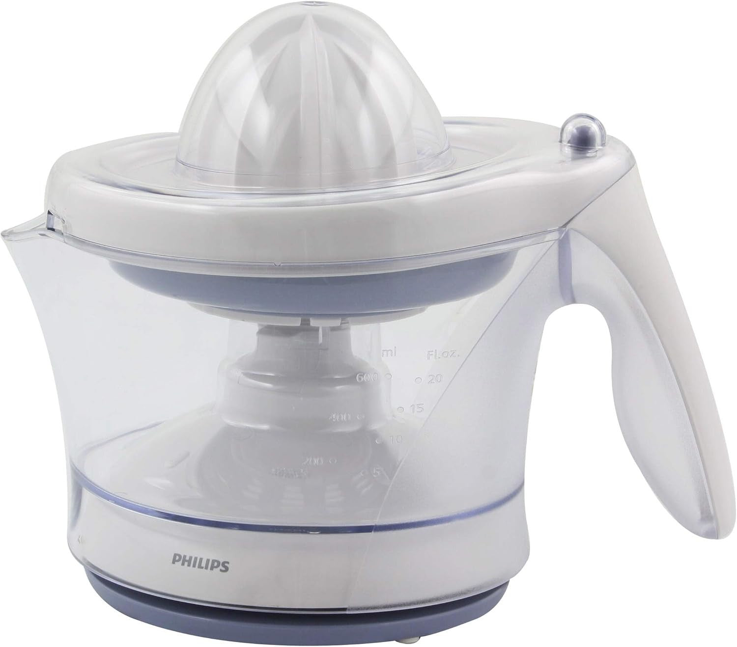 Electric Citrus Juicer 600ml Juice Container Compact Easy Clean Dishwasher Safe
