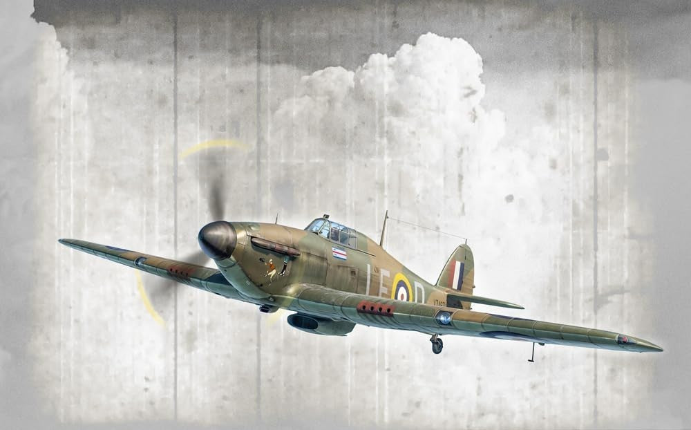 WWII Hurricane Mk I Model Kit 1:48 Scale | Plastic Aircraft Assembly Set