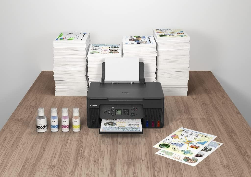 Colour Inkjet Printer Copier Scanner Black | Home & Office USB