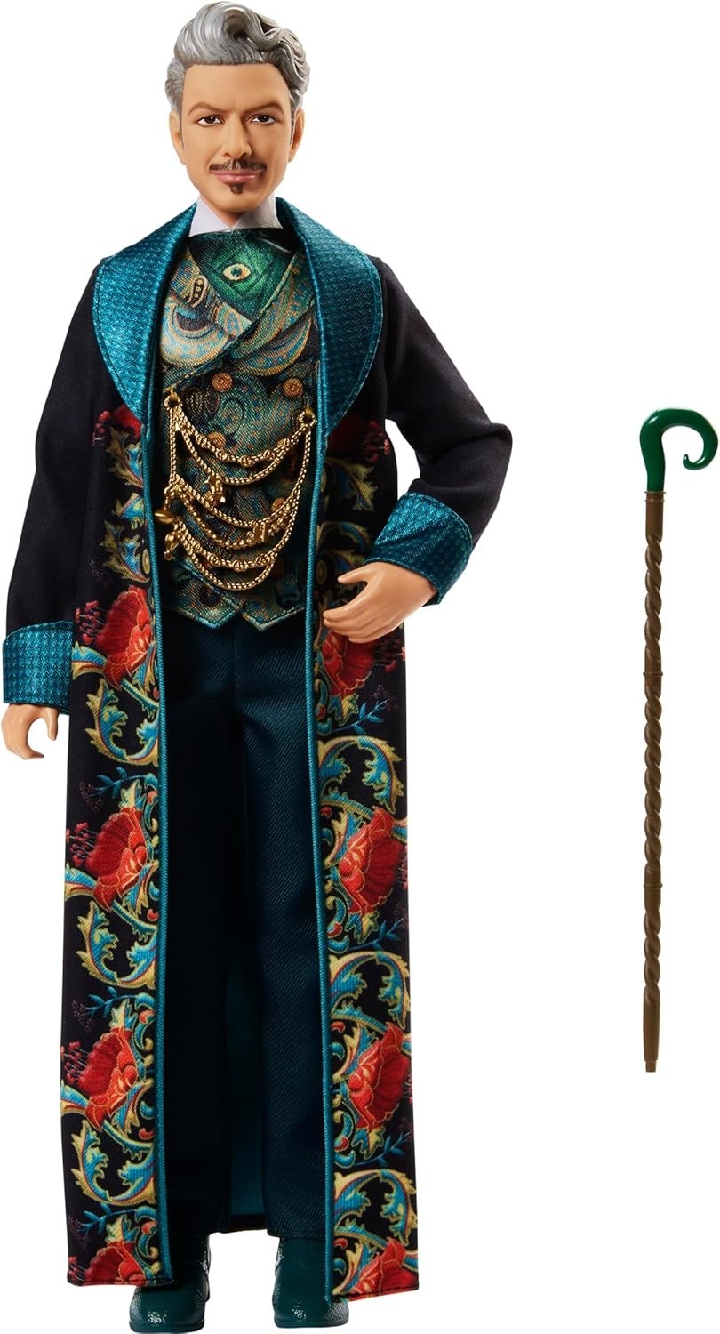 Magic Fashion Doll Wizard Outfit Cane Poseable Movie Style Toy Gift