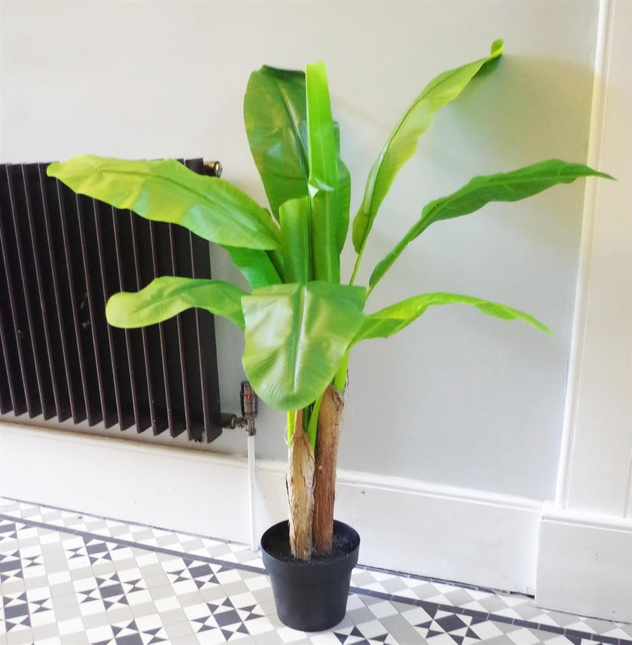 120cm Large Artificial Banana Palm Tree Indoor Tropical Decor Plant Home Garden