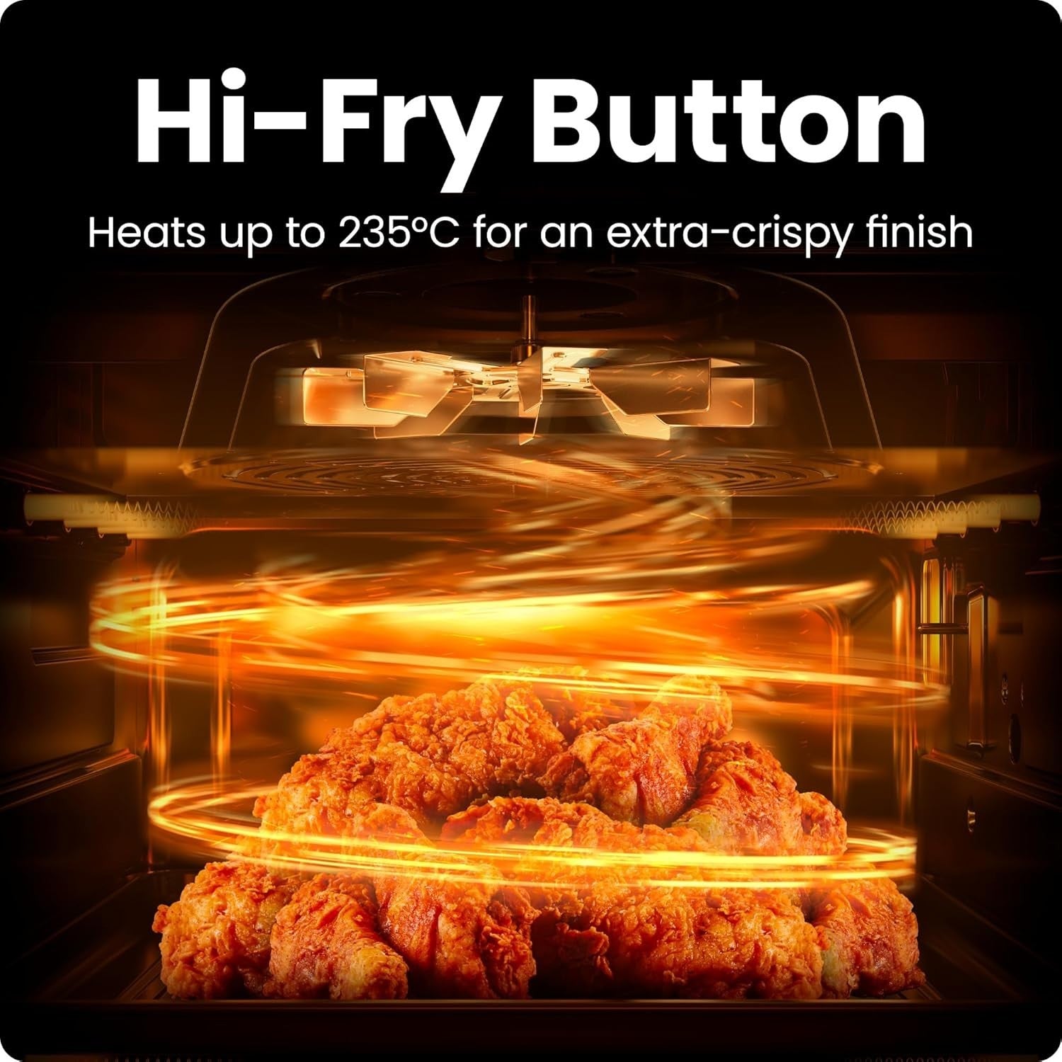 Digital Air Fryer 3.75L | Touch Control, Window View, 4 Presets, Non-Stick