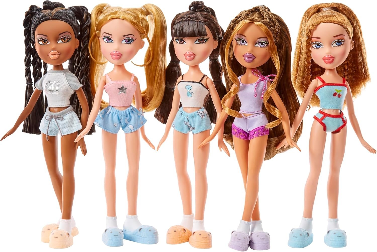 Bubble Pigtail Slumber Party Fashion Doll Pajamas Plush Sleepover