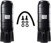 Double 100L Slimline Water Butt Kit | Stand, Tap & Diverter