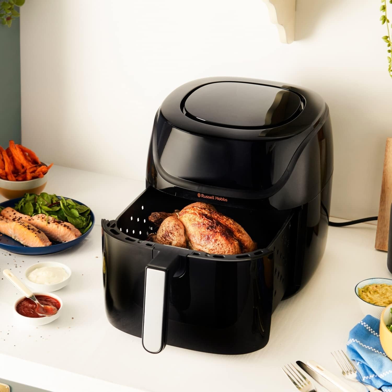 XXL 8L Digital Air Fryer | 10 Presets | Fast Healthy Cooking | 220°C Power