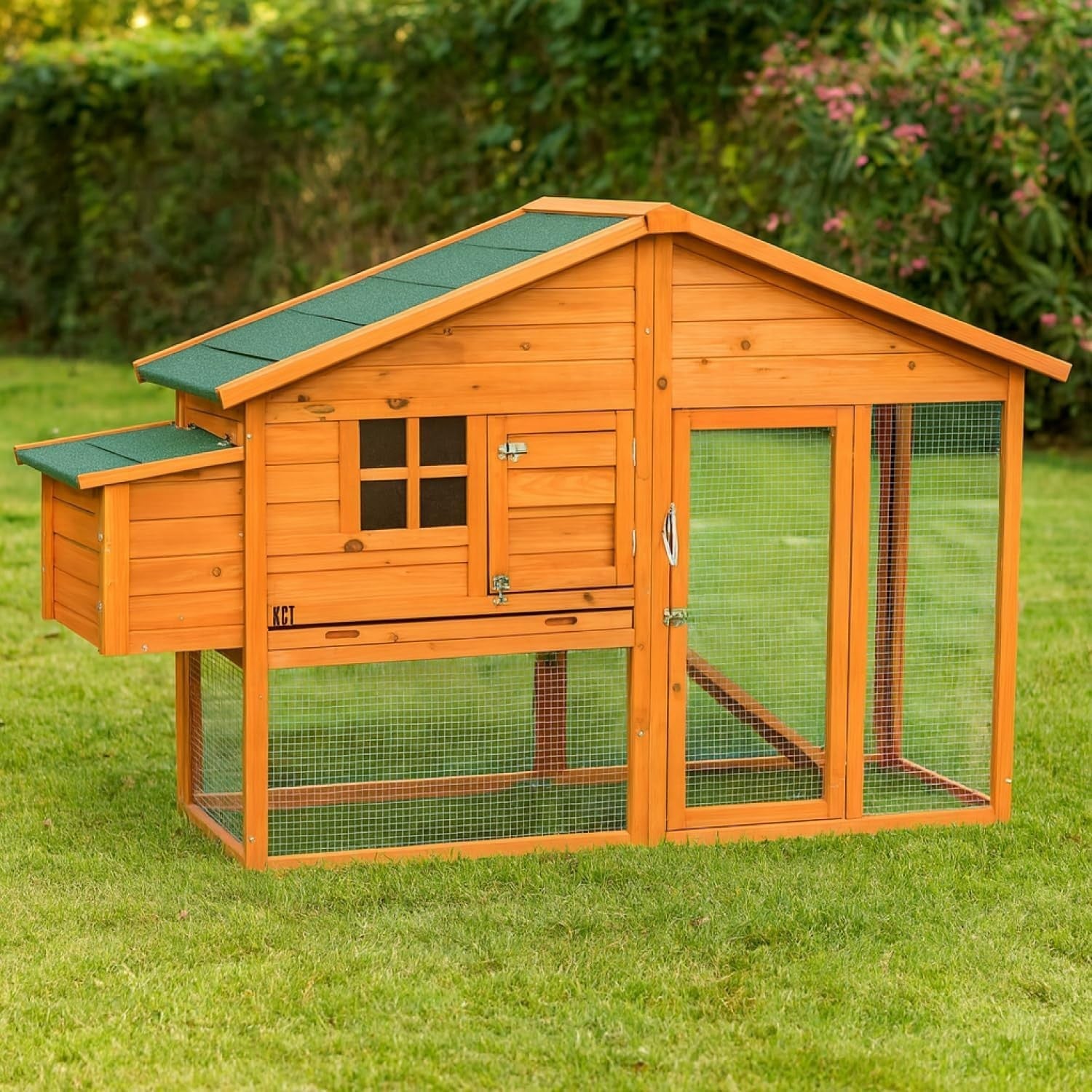 Extra Large Wooden Chicken Coop with Run 4 Birds