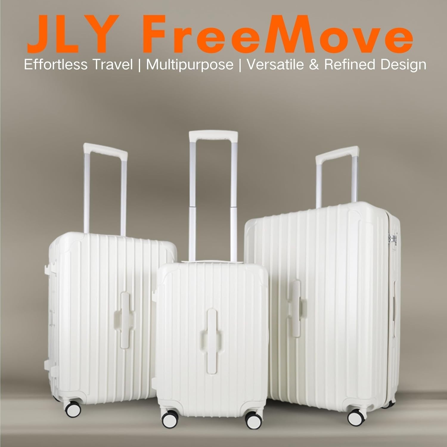 Medium Hard Shell Travel Case TSA Lock 4 Wheel Spinner with Cup Holder