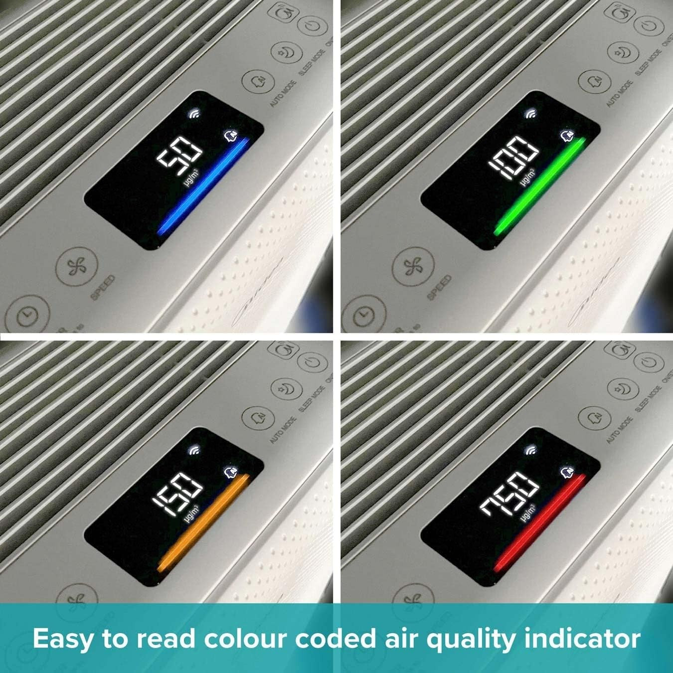 Smart HEPA Air Purifier Odour Removal Auto Sensor App Control
