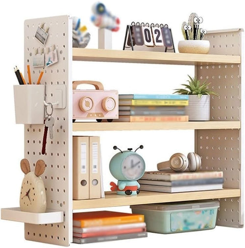Desktop Organizers Shelves For Office Desk, Countertop Hutch Bookshelf 50cm