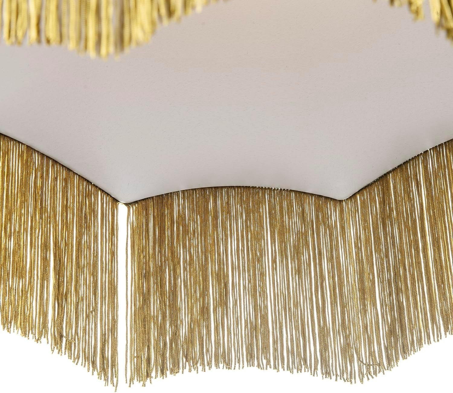 Victorian Empire Velvet Lampshade Olive Green Tassel Pendant 40cm