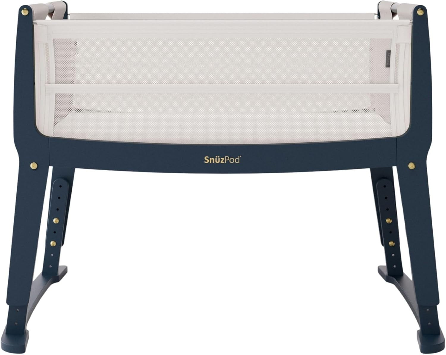 Next to Me Baby Crib Bedside Cot with Mattress Wheels 6 Height Adjustable London