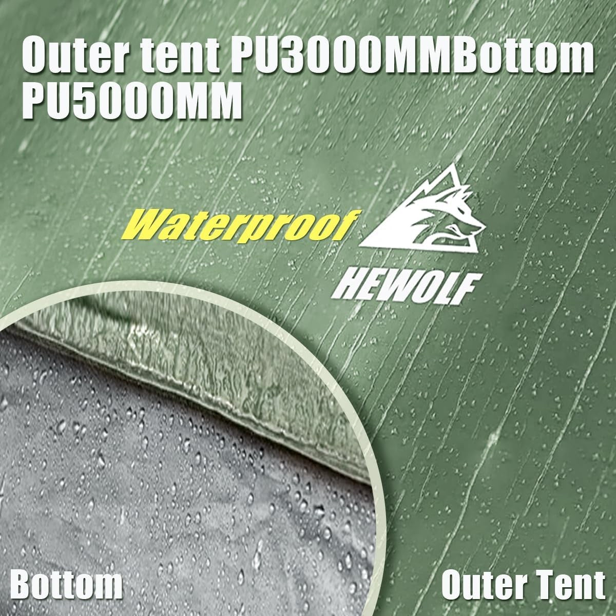 Waterproof Instant Camping Tent 2-4 Person Quick Setup Dome