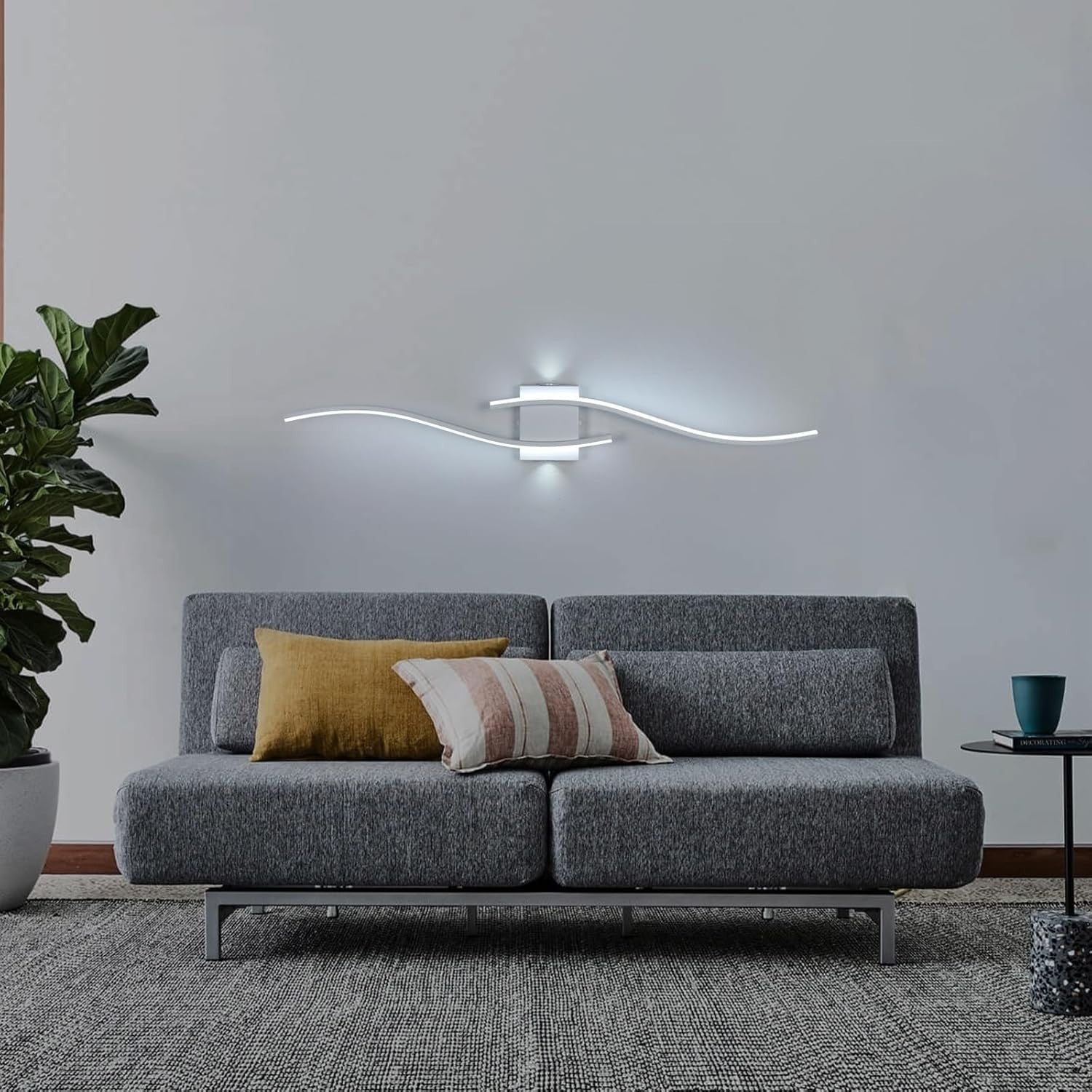 Modern LED Wall Light Dimmable Acrylic Bar Lamp for Living Room Bedroom