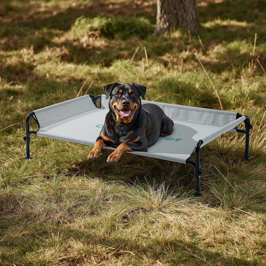 Elevated Dog Bed Large 124x77x31cm Outdoor Cooling Cot