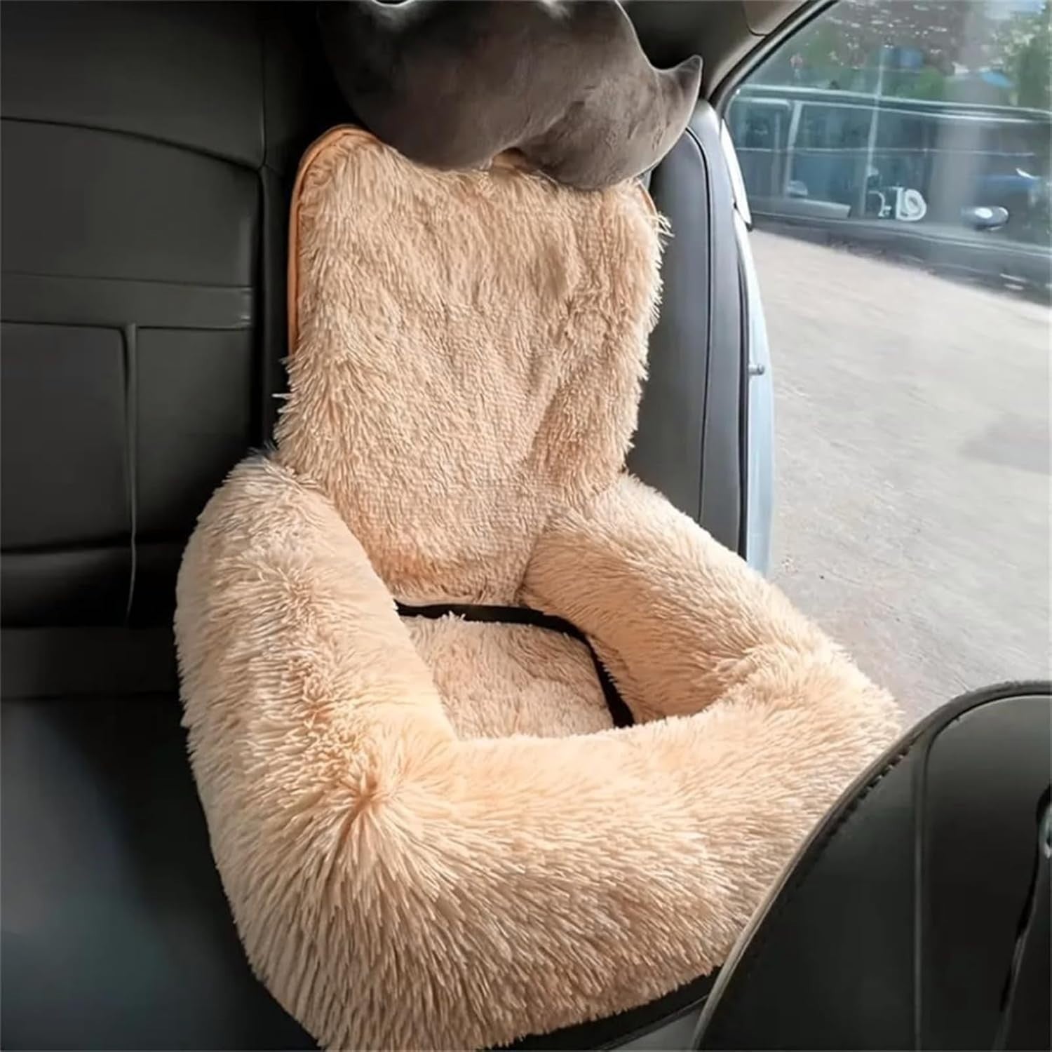 Large Console Dog Car Seat Pet Travel Bed Safety Carrier Washable
