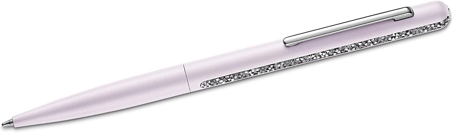 Pink Crystal Ballpoint Pen Black Ink Rose Gold Clip Gift