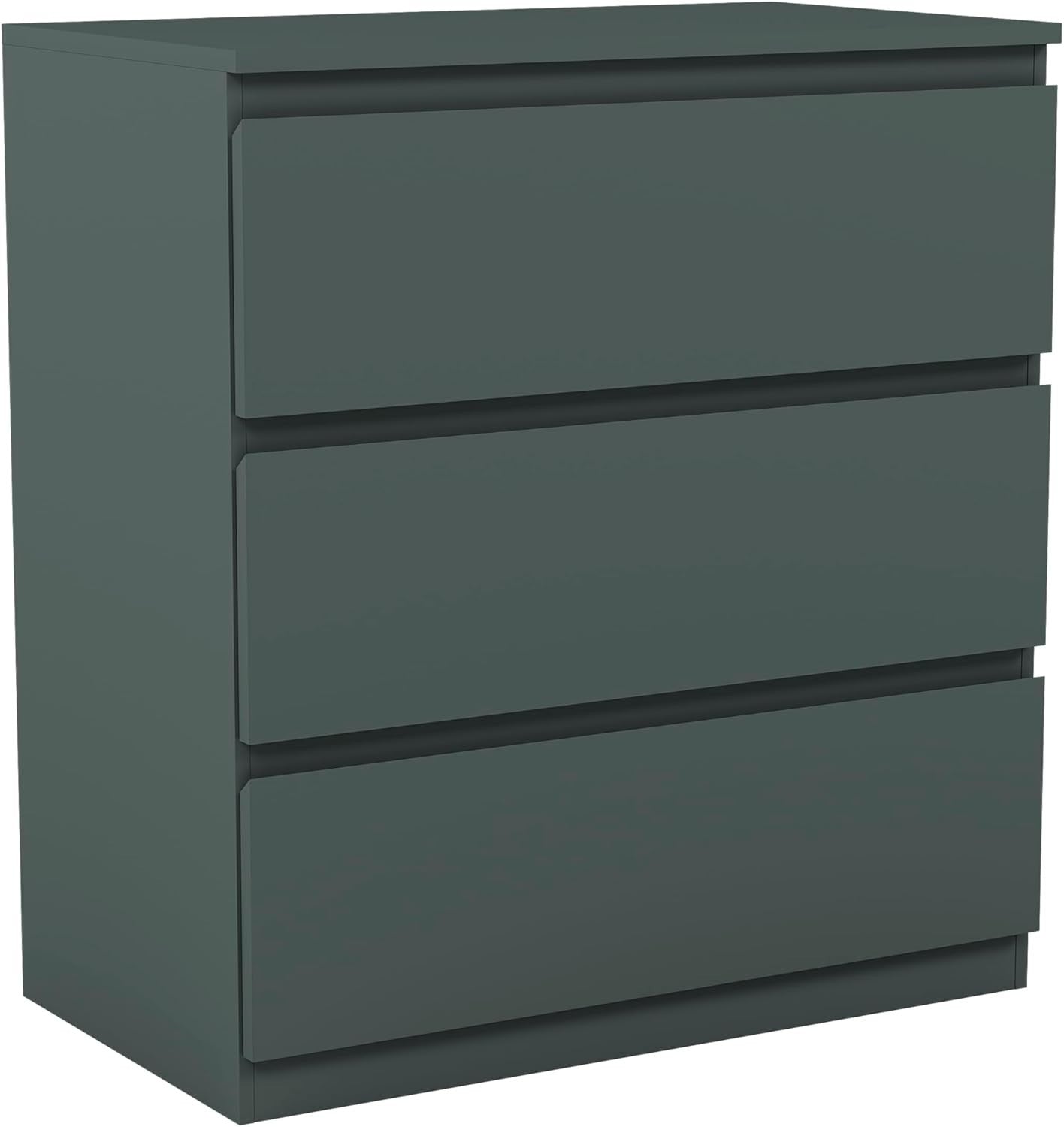 Modern 3-Drawer Chest Storage Unit – Bedroom Organizer, Smooth Slide Drawers