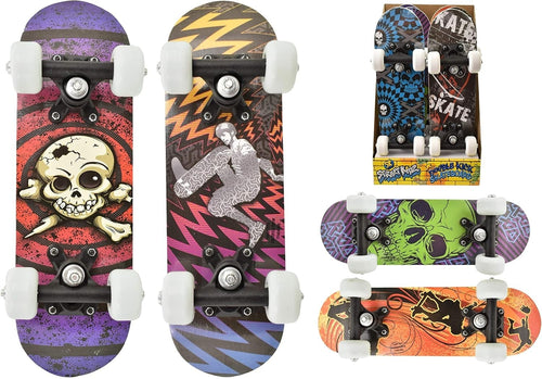 Kids Mini Skateboard 16" Beginner Board Wood Deck ABEC-5 Smooth Ride Grip