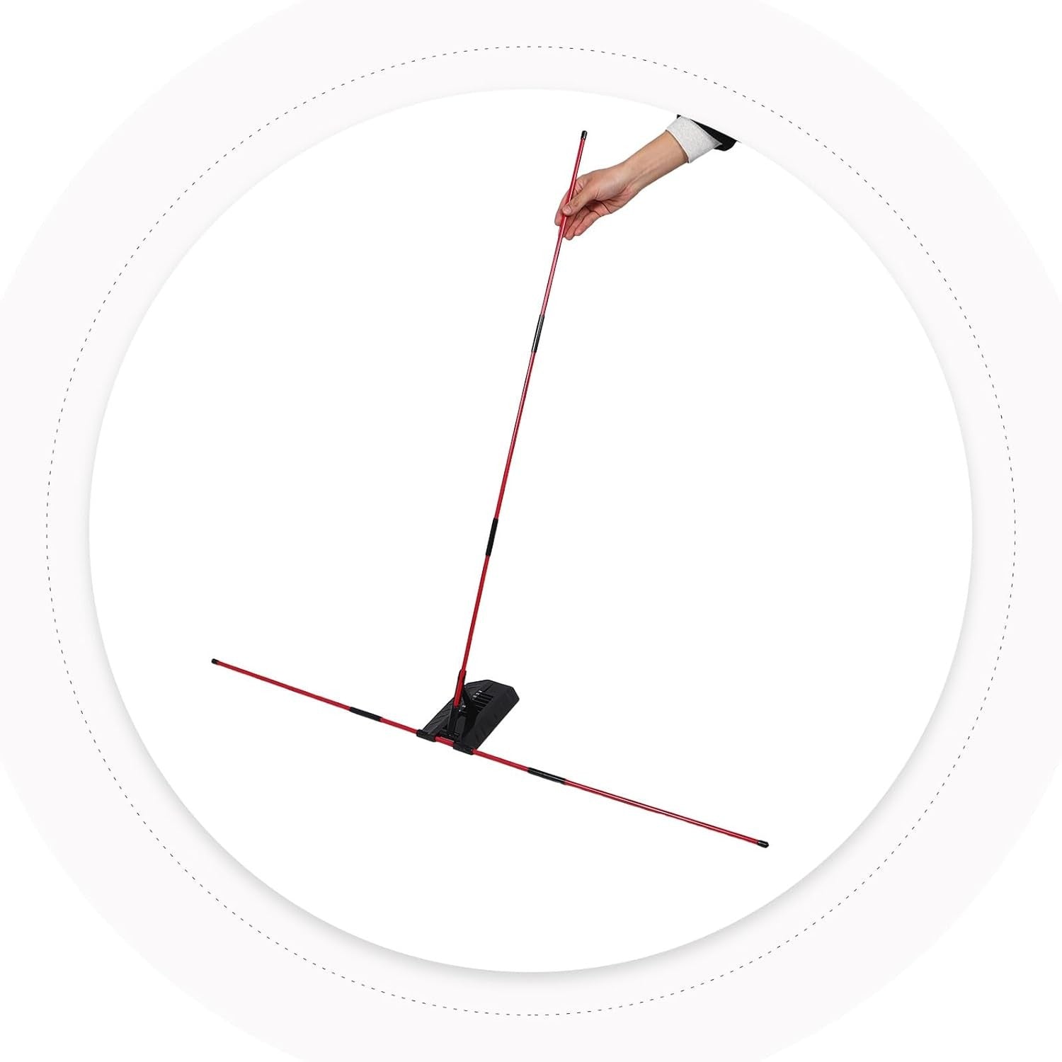 Golf Swing Trainer Corrector with Angle Plate Practice Aid
