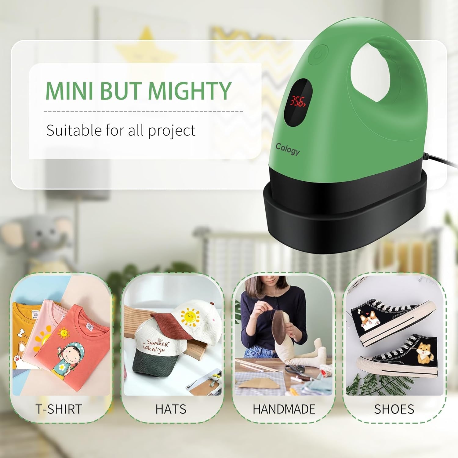 Mini Heat Press Machine Heat Transfer Tool for T Shirts Crafts