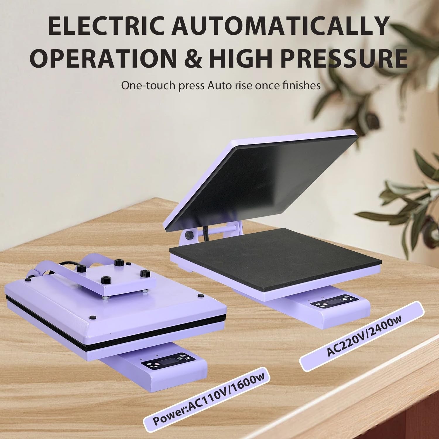 40x50cm Heat Press Machine High Pressure Sublimation T-Shirt Transfer