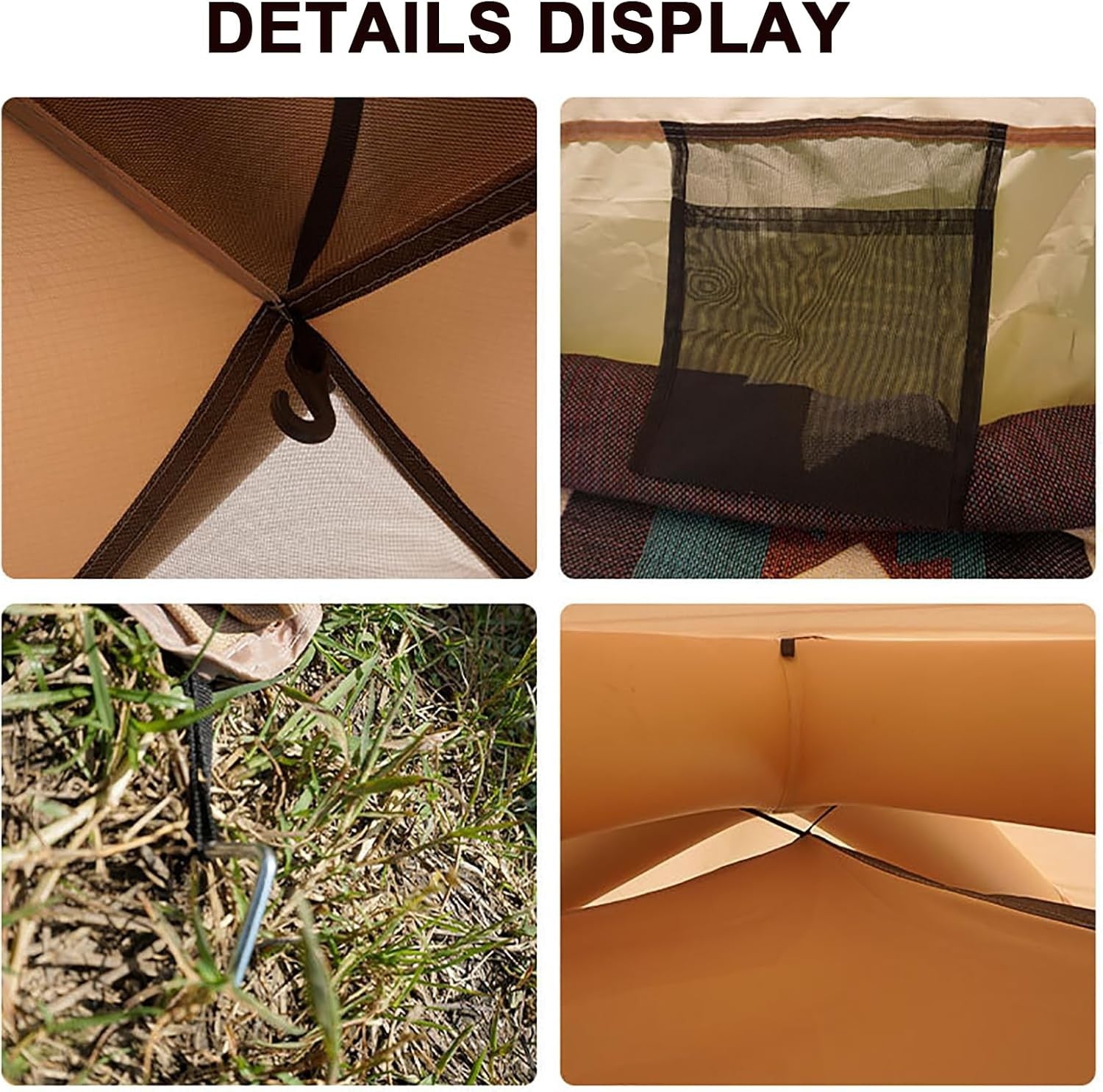 Inflatable Camping Tent 4-8 Person Air Beam Easy Setup 4 Season