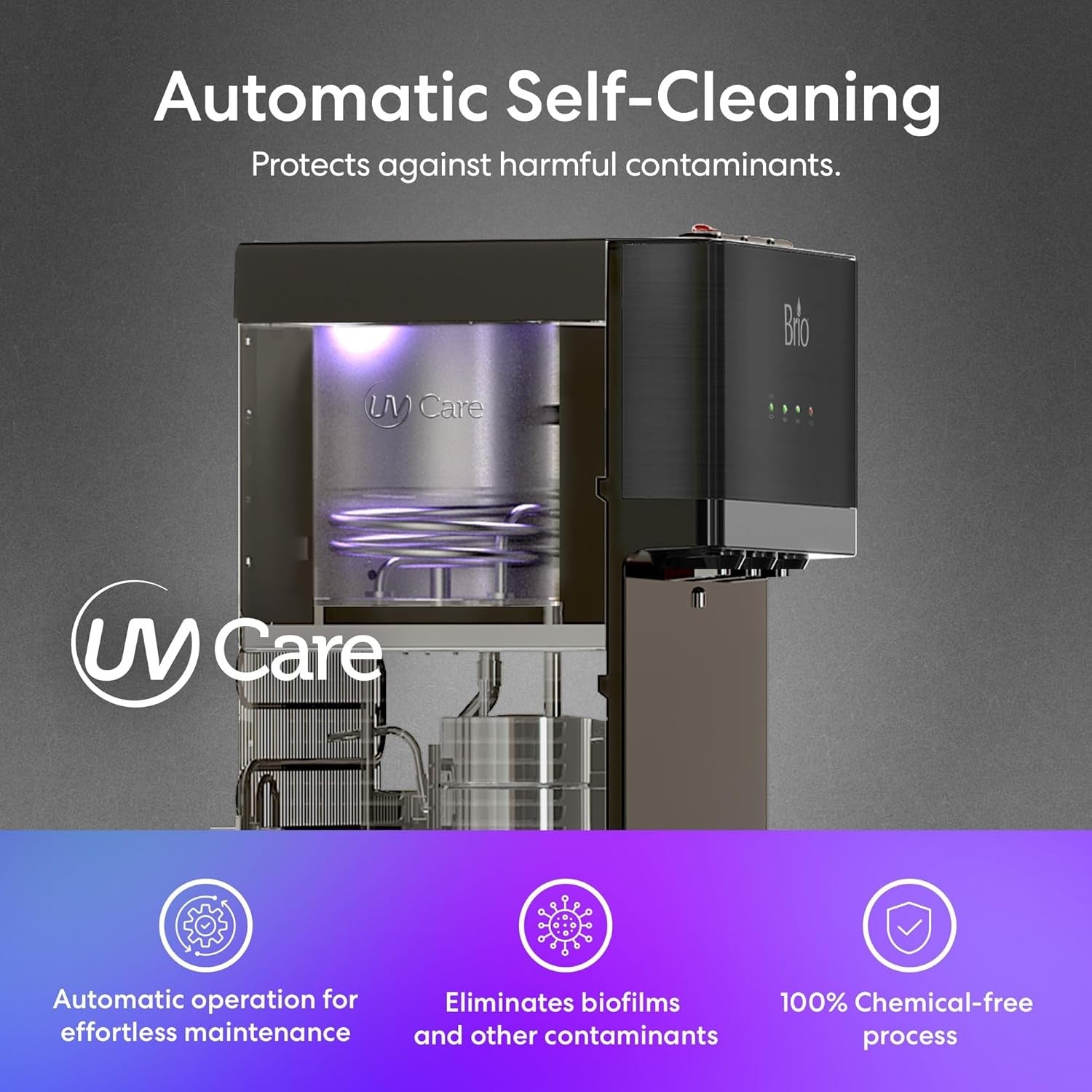 Bottom Loading Water Dispenser Hot Cold Room Self Cleaning