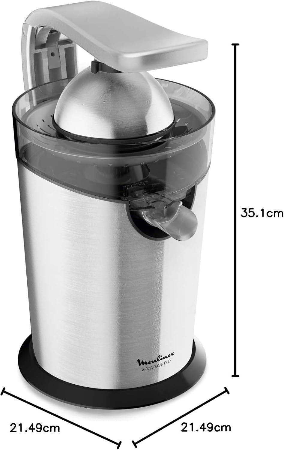 Electric Citrus Juicer Stainless Steel 300W Direct Cup Anti-Drip Easy Clean