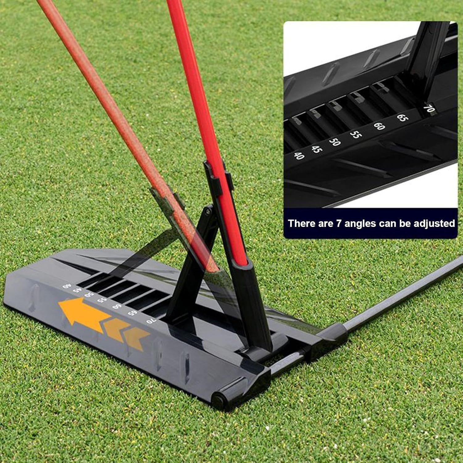 Golf Alignment Sticks Adjustable Swing Plane Trainer