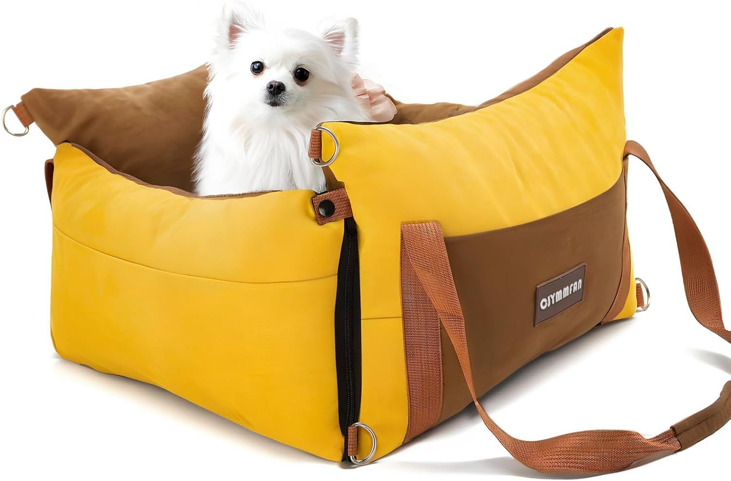 Dog Car Seat Booster Bed Portable Travel Carrier Washable Up to 15kg