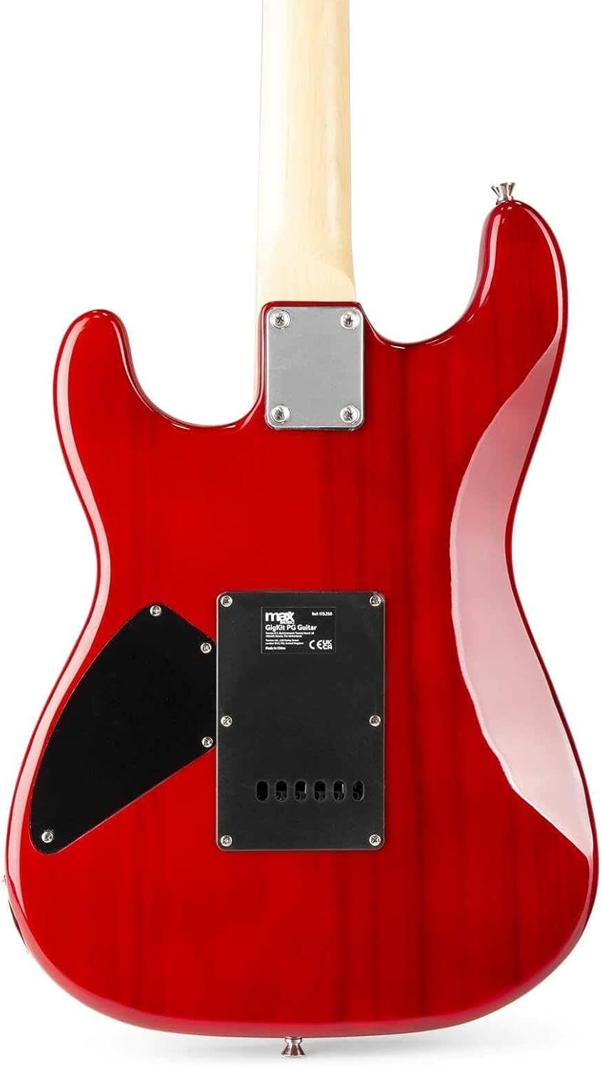 Full Size 22 Fret Electric Guitar Starter Kit w/ 40W Amp Red