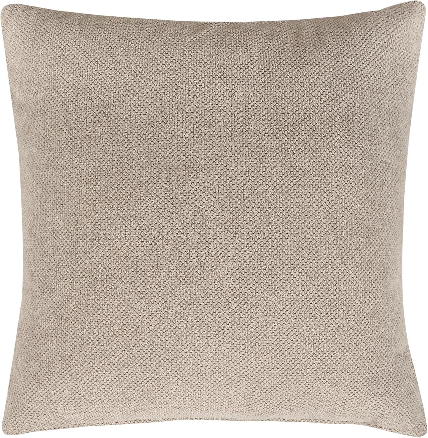 Beige Fabric Chaise Lounge Sofa | Right Hand, Cushions, Metal Legs, 77cm Deep
