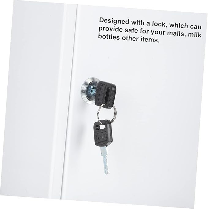 Secure Wall Mounted Package Drop Box – Lockable Outdoor Organizer, Plastic