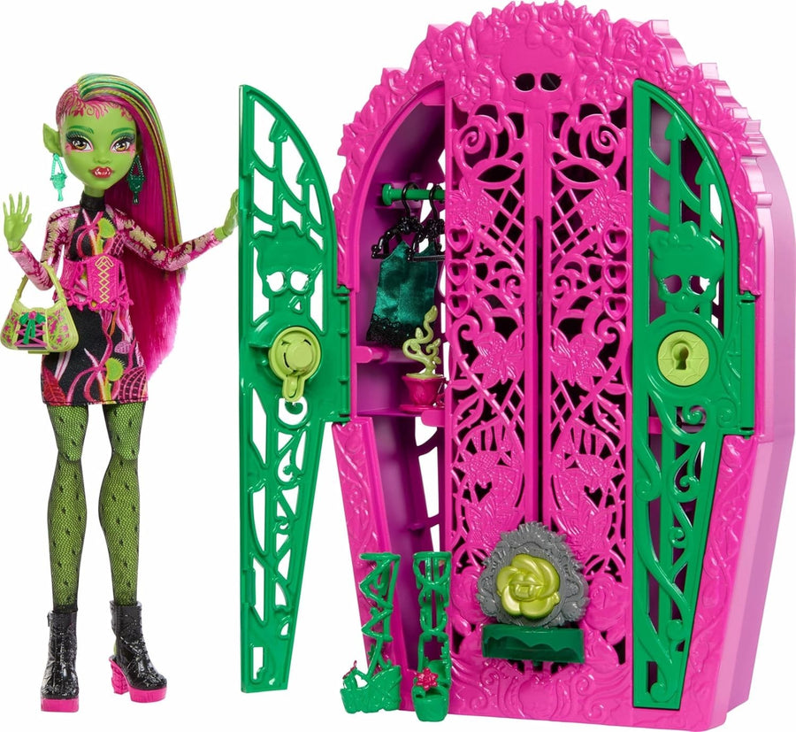 Mystery Reveal Fashion Doll Closet Set 19+ Surprises Garden Party
