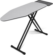 Extra Large Ironing Board 122x43cm Adjustable Height Foldable Heavy Duty Grey